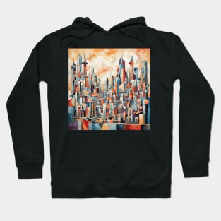 Cubist Cityscape Harmony Hoodie